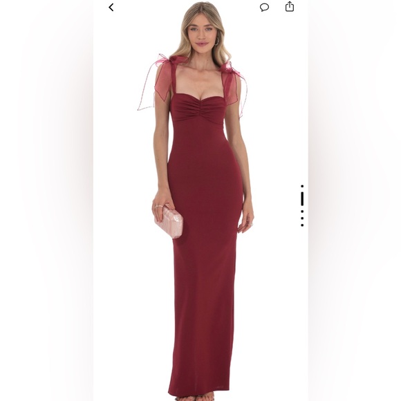 Lucy in the Sky Dresses & Skirts - Lucy in the Sky Burgundy Maxi Dress